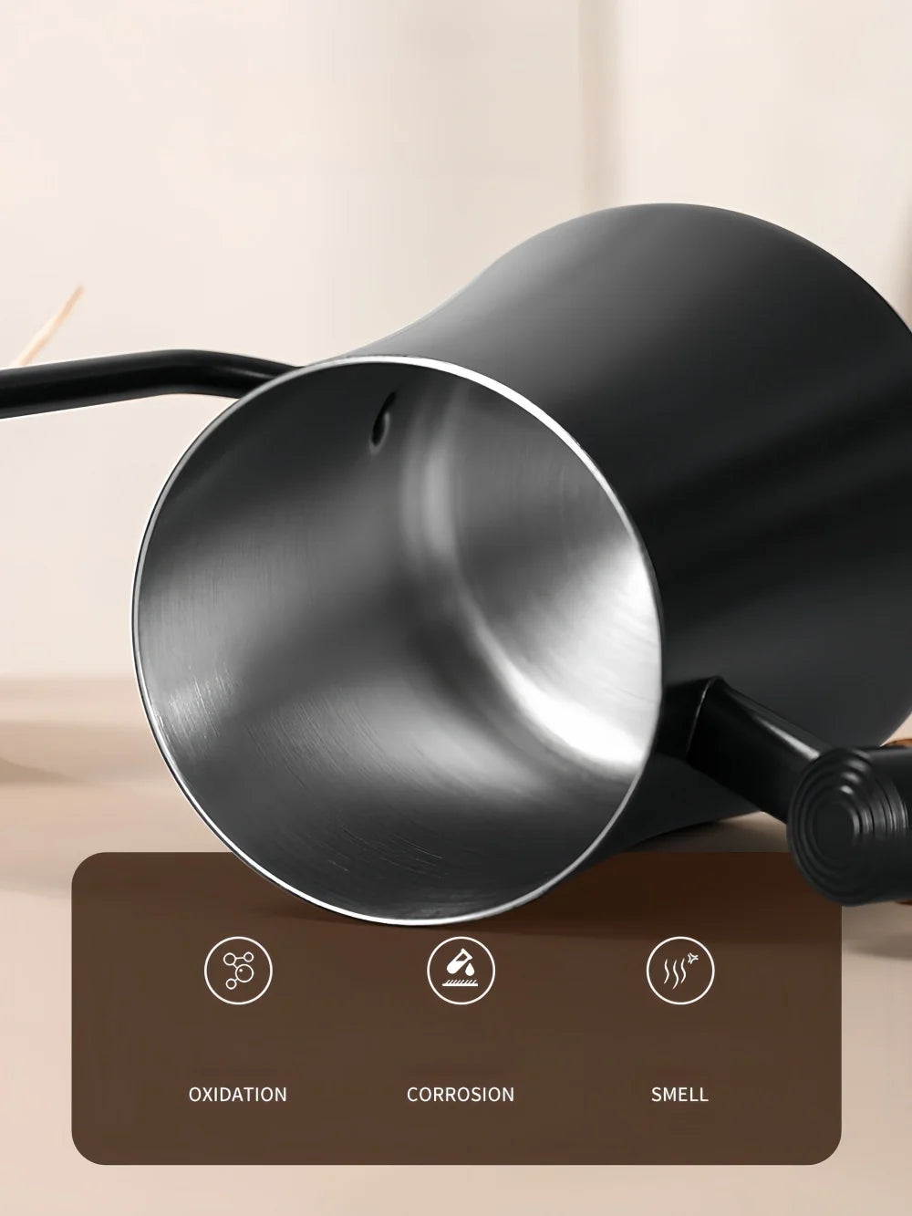 Bouilloire inox avec couvercle thermomètre