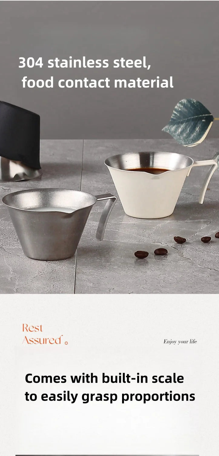 Tasse à expresso inox