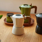 3 cafetieres moka pot 