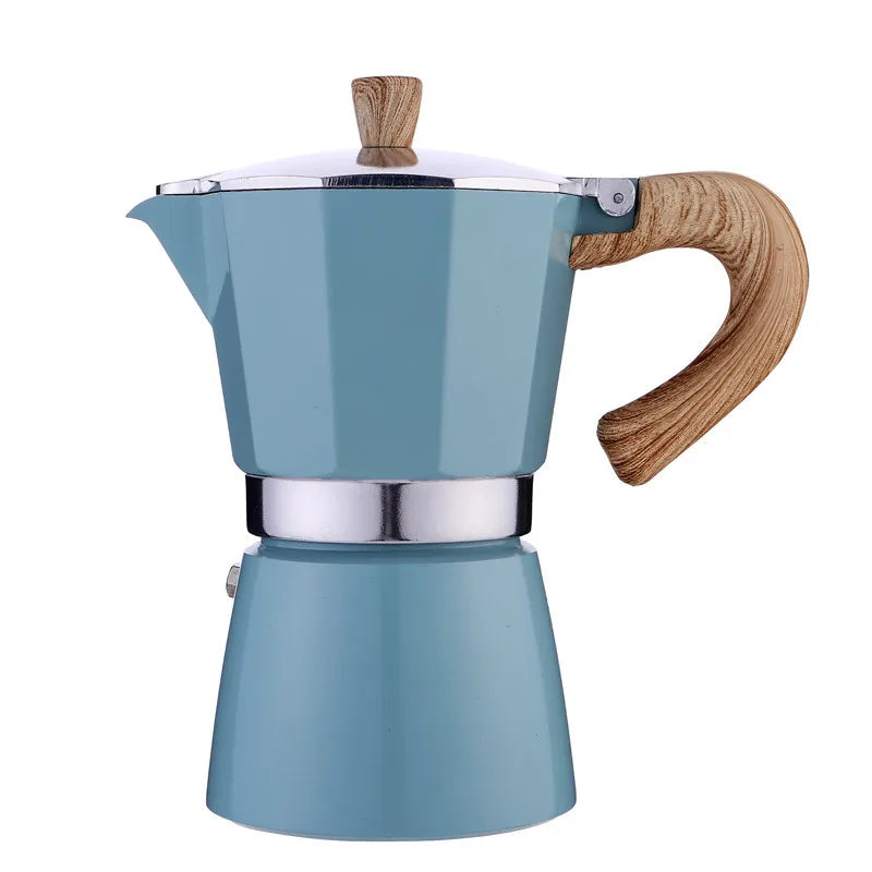 Cafetiere italienne bleue