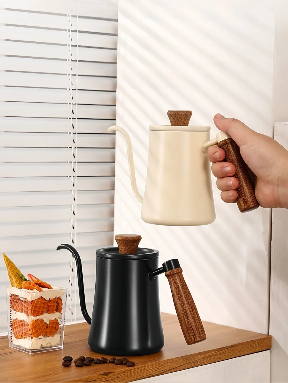 Bouilloire inox avec couvercle thermomètre