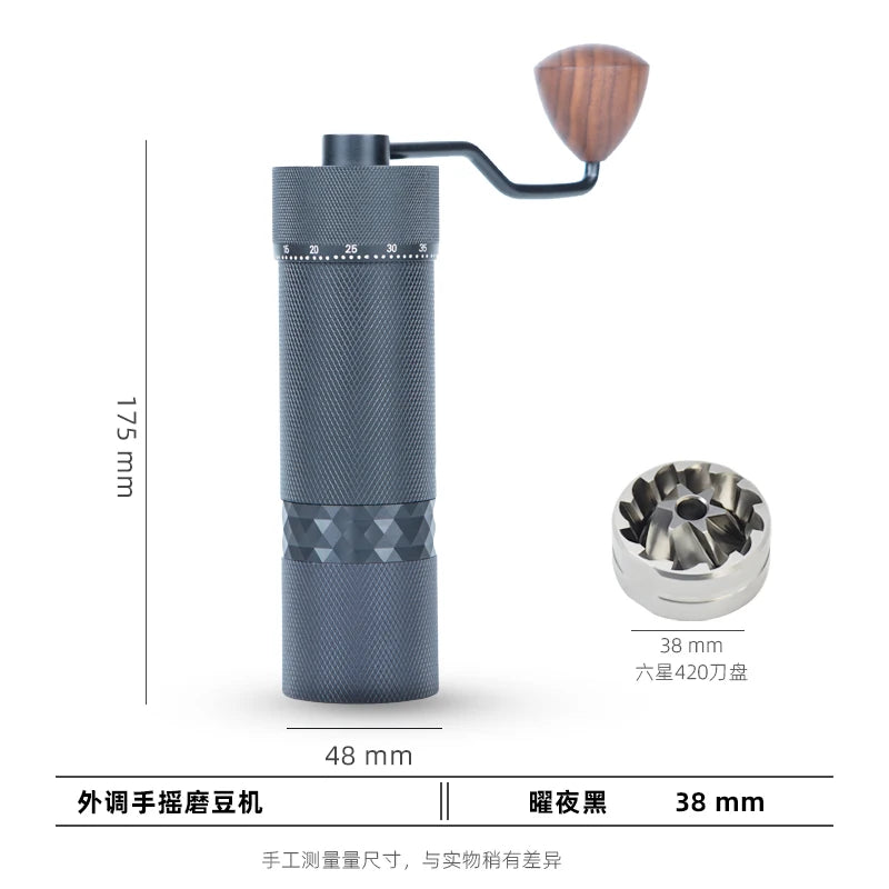 Moulin à café aluminium