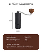 Moulin à café aluminium