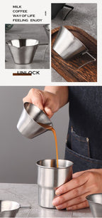 Tasse à expresso inox