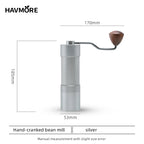 Moulin à café aluminium