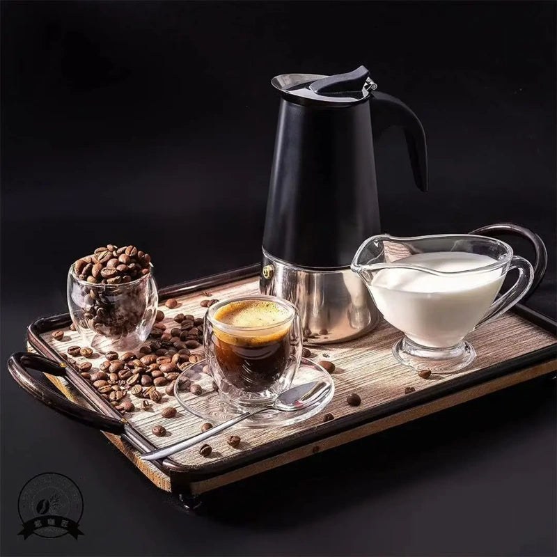 cafetière itaienne noire induction