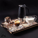 cafetière itaienne noire induction