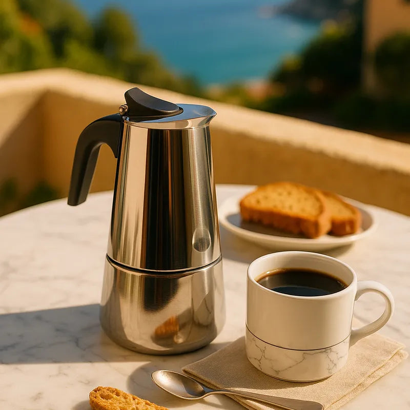 cafetière italienne induction 2 tasses