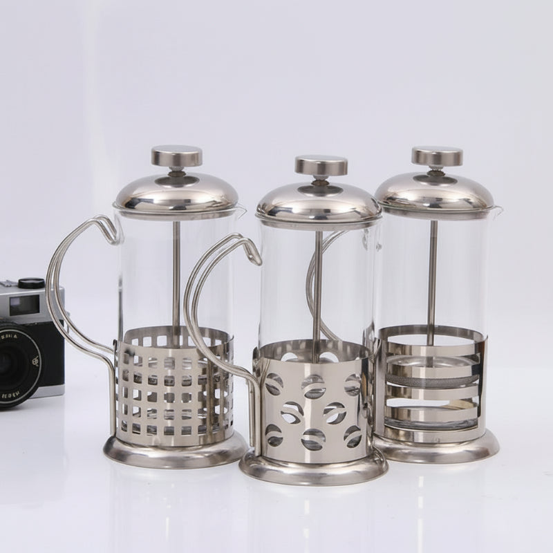 Cafetière à piston en inox