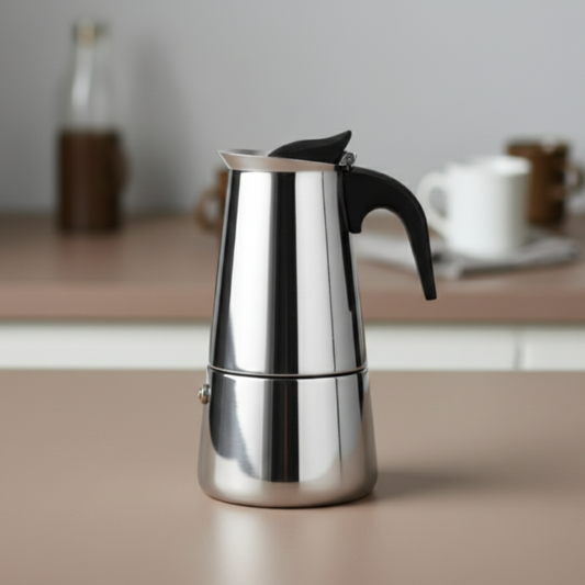 Pack cafetière italienne 9 tasses + joints de rechange