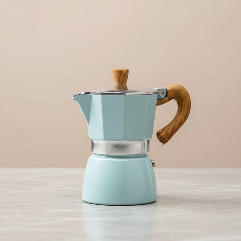 cafetiere italienne moka bleue