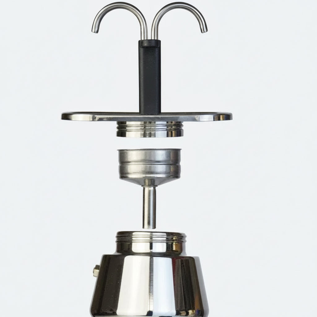 Moka double en inox