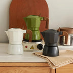 cafetiere moka verte noire blanche