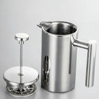 Cafetière à piston en inox